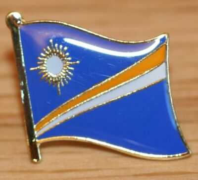 MARSHALL ISLANDS Flag Country Metal Lapel Pin Badge