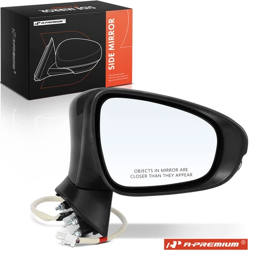 A-Premium Passenger Black Power Heated Mirror with Memory for Lexus GS350 GS200t