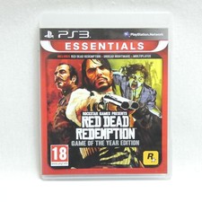 RED DEAD REDEMPTION GAME OF THE YEAR UNDEAD NIGHTMARE JEU PS3 CARTE NOTICE