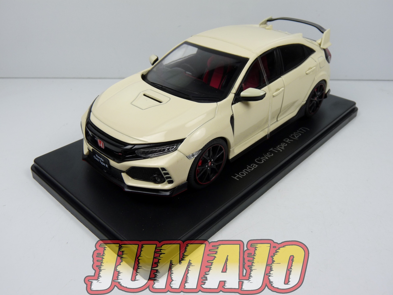 Voiture Honda Civic Type R 2017 miniature 1/24 Hachette Japon de collection blanche