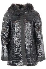 Hockley Reversible Hooded Fox Fur And Shell Jacket Fr 44 Uk 16