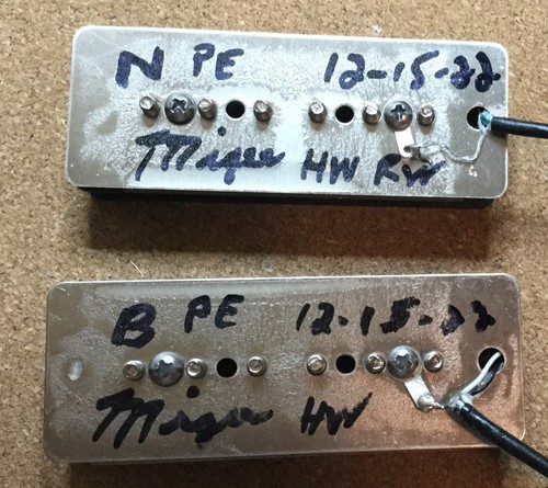 Gibson Epiphone 50's Vintage P90 Soapbar Hand Wound Pickups Migas Touch Alnico 2 - Picture 3 of 6