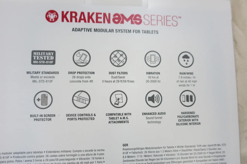 NEW Trident Protective Case for Samsung Galaxy Note 10.1 Kraken AMS Series MAX - Image 3 of 4