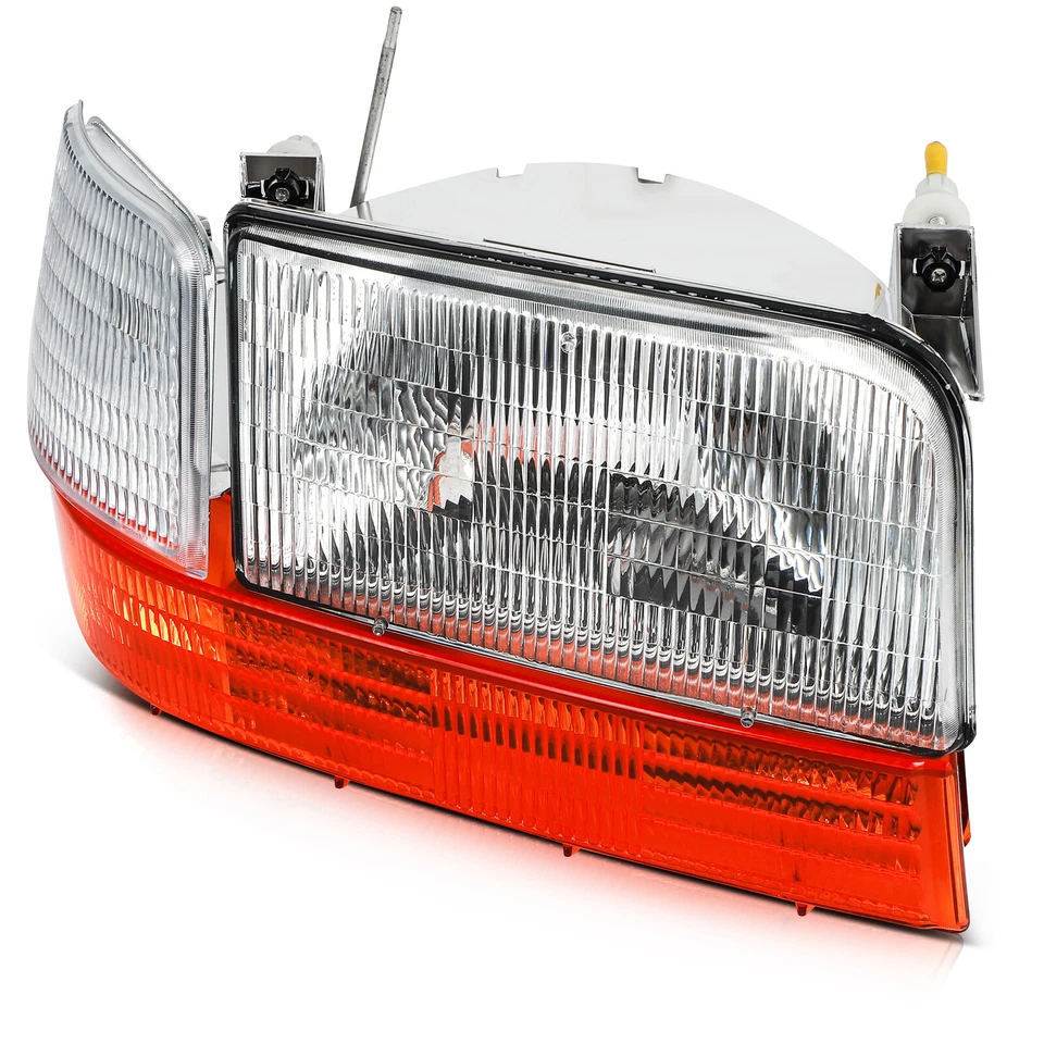 Par de montaje de faros halógenos para Ford F-Super Duty 1992 1993 1994 1995-1997 Foto 2 de 4