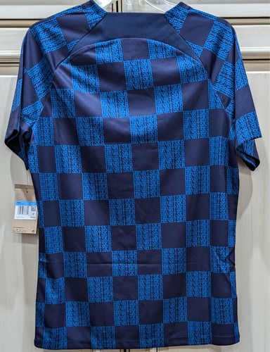 NEW Men's Sz Medium NIKE CROATIA PRE MATCH JERSEY FIFA WORLD CUP 2022 DM9546-498 - 第 4/4 張圖片