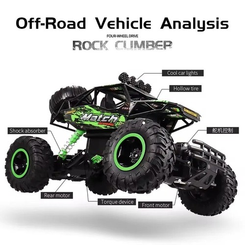 4WD Remote Control Off Road RC Car Radio Climbing Super Alloy Truck Buggy 4x4 - Picture 4 of 30