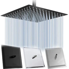 Stainless steel Rainfall Shower Head Ultrathin Rain Shower head High Pressure