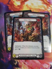 3x Infuse Alloy Red Foil Playset Bright Lights Flesh and Blood FAB