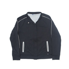 Vintage Asics Track Jacket Black 90s Womens L