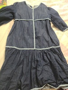 Teela Girls Denim Dress Size 12 Exc Worn Once