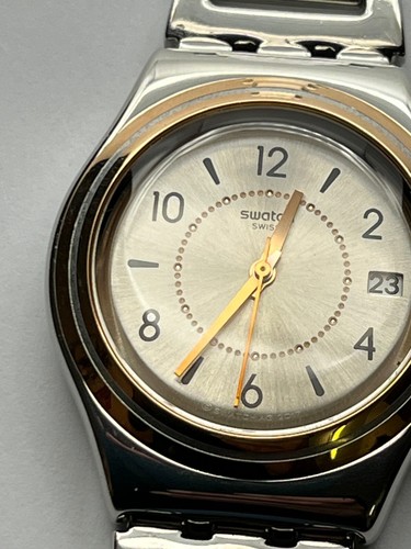 Orologio SWATCH Irony Medium CARESSE D'ÉTÉ (LYLS458)-Data-Rarità-Caresse d'ete - Picture 3 of 9