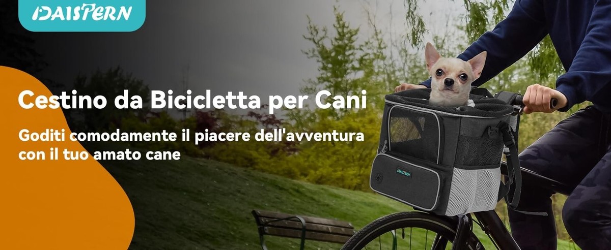 Cestino Portaoggetti Per Bici Bambini 25x15 Cm - Antistante In Plastica, Smontabile Con Cinghie, Regalo