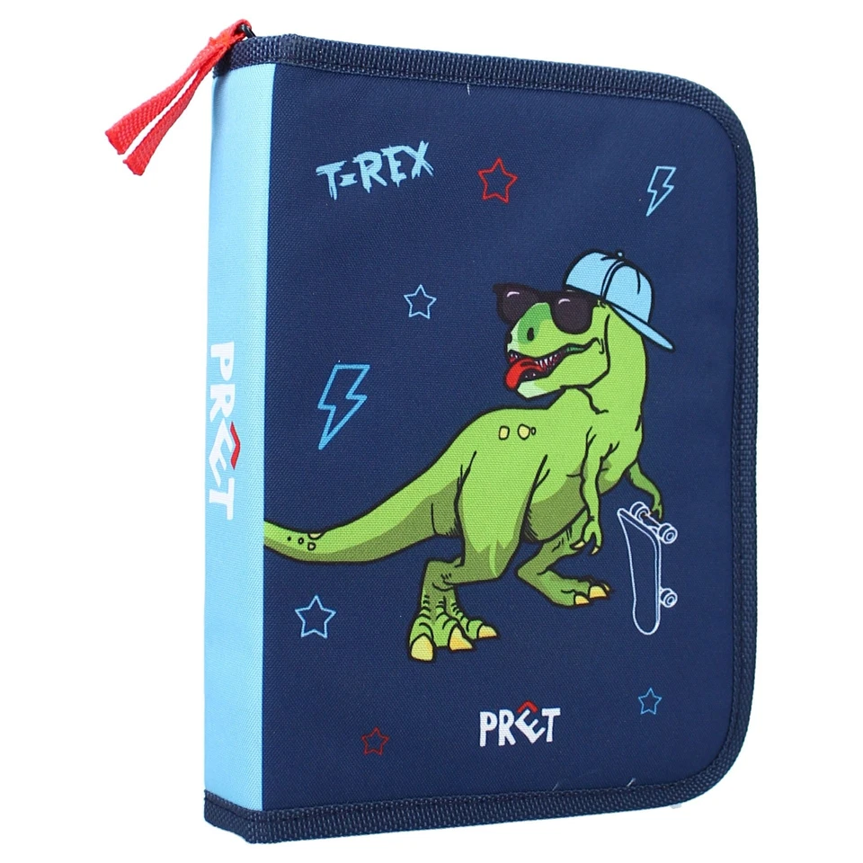 T-Rex Schulutensilien Set Gefülltes Stifteetui für junge Dino Schulmaterialien