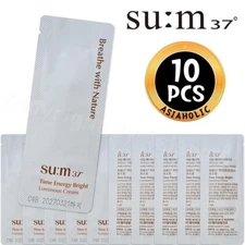 SU:M37 Time Energy Bright Luminous Cream 1ml x 10pcs (10ml) Sample Sum37 Newest