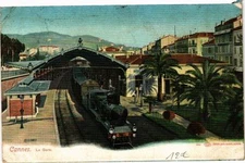 Old postcard AK CANNES La Gare (262155)