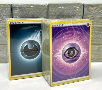 pokemon tcg gameboy energy cards Pokemon TCG 240 Basic Energy Cards Lot (SEALED) - Even Amount of Each Type