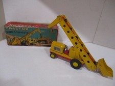 TRACTOR WITH CONVEYER LOADER-FRICTION-MINT N BOX CONDITION MADE IN JAPAN-