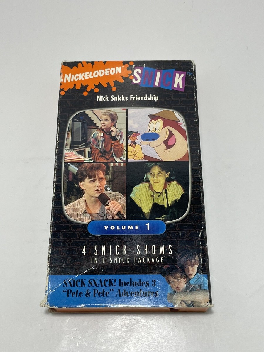 Nickelodeon Snick Vol 1 Nick Snicks Friendship VHS Tested | eBay