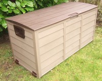 Garden Plastic Storage Box Outdoor Garage Tools Toys Cushions Organizer Chest Garden Plastic Storage Box Outdoor Garage Tools Toys Cushions Organizer Chest