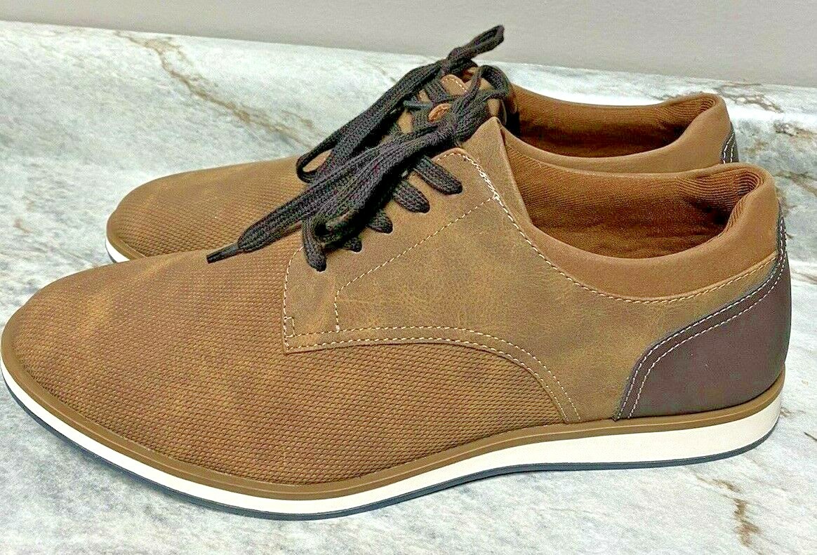 Aldo Two Tone brown Canvas Leather Casual Lace Up Oxfords  display picture 2