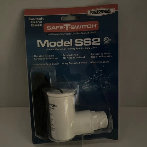 RectorSeal Safe-T-Switch Model SS2 Low Voltage Condensate Overflow Shut-Off