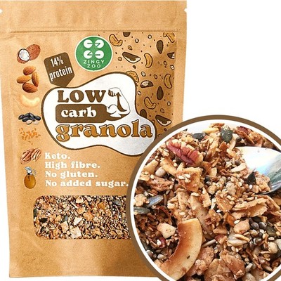 Keto Low Carb Müsli Ohne Zucker zusatz | Low Carb Lebensmittel Granola | Low ...