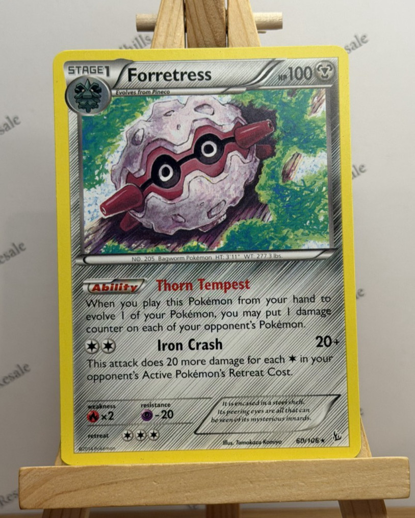 Pokemon TCG * Forretress * 60/106 * Flashfire * Rare * Regular * 2014