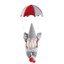 Figurine Skydiving  Doll on the Table Shelf Desktop Parachute Tomte Plush 8631