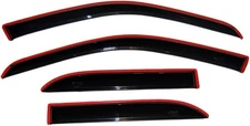 Easy Install In-Channel Window Visors for RAM 1500/2500 Standard Cab - Smoke