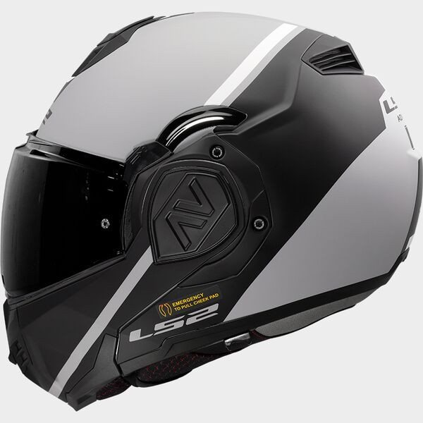 ls2 flip up helmet 318 matt black with bluetooth xl FF906 Advant Solid Front Motorcycle + LS2 4X Ghostbikes road trips LS2 | Modular