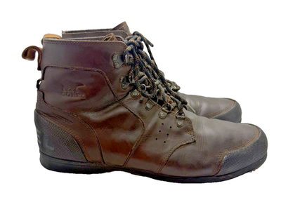 Sorel Ankeny Hiker Mens 13 Brown Leather Outdoors Trail Lace  display picture 1