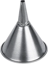 94471 Funnel King 1 Quart, 6" Center Spout Funnel with Removable Brass Strainer 