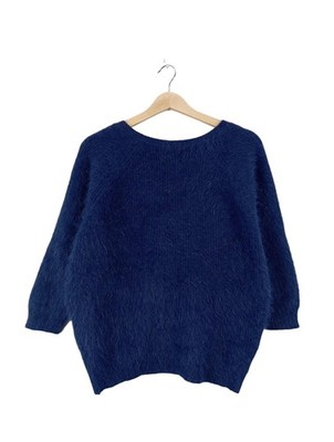 BA&SH Feinstrickpullover Damen Pullover Gr. DE 34 blau Casual-Look