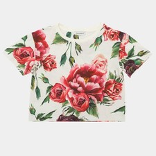 Dolce and Gabbana Multicolor Floral Printed Cotton TShirt 2 Years