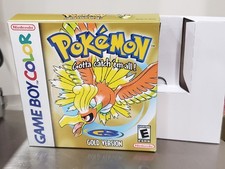 Pokemon Gold Version GameBoy Replacement Display Box  Inner Tray Insert GBC