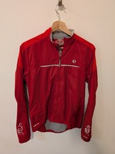Gilet Cycliste Femme Pearl Izumi Taille L - Rouge Coupe-vent, Dos Maille Réfléchissant