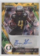 2021 Panini Prizm Draft Picks Gold Ice Thomas Graham Jr #DPA-TGH Auto 0z2r