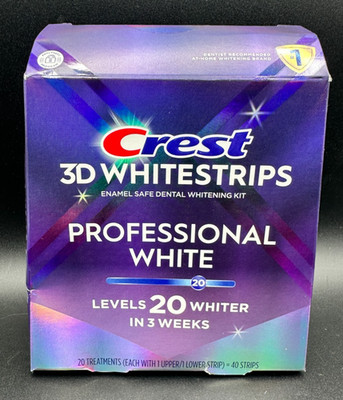 Crest 3D Whitestrips Professional White 20 Treatments Expires: 2028+