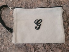 PERZONALIZED SMALL MAKE UP BAG INITIAL G SCRIPT
