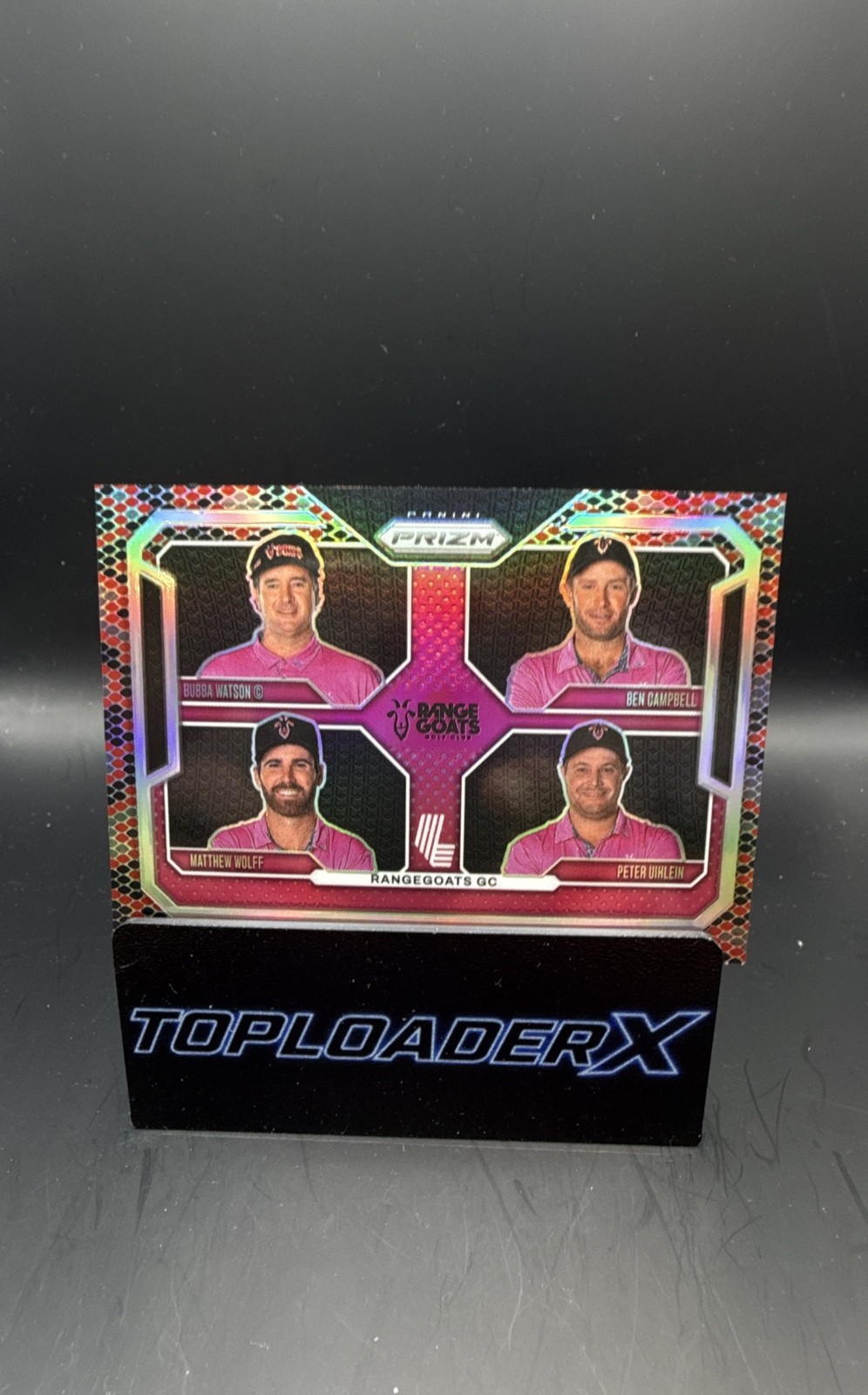 2025 Panini Prizm Liv Golf - Team Card Snake Skin Rangegoats, Bubba Watson