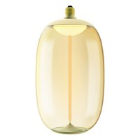 Osram E27 Vintage Lampe 1906 Big Elipse Oval Magnetic Amber Dimmbar 12W Wie 28W