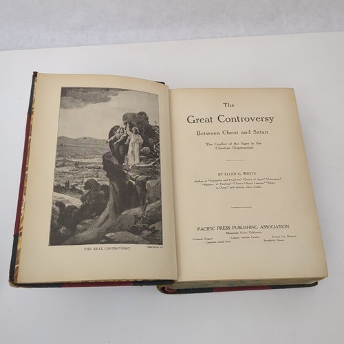 1911 Edition: The Great Controversy Between Christ & Satan By Ellen G. White HC - Picture 2 of 13