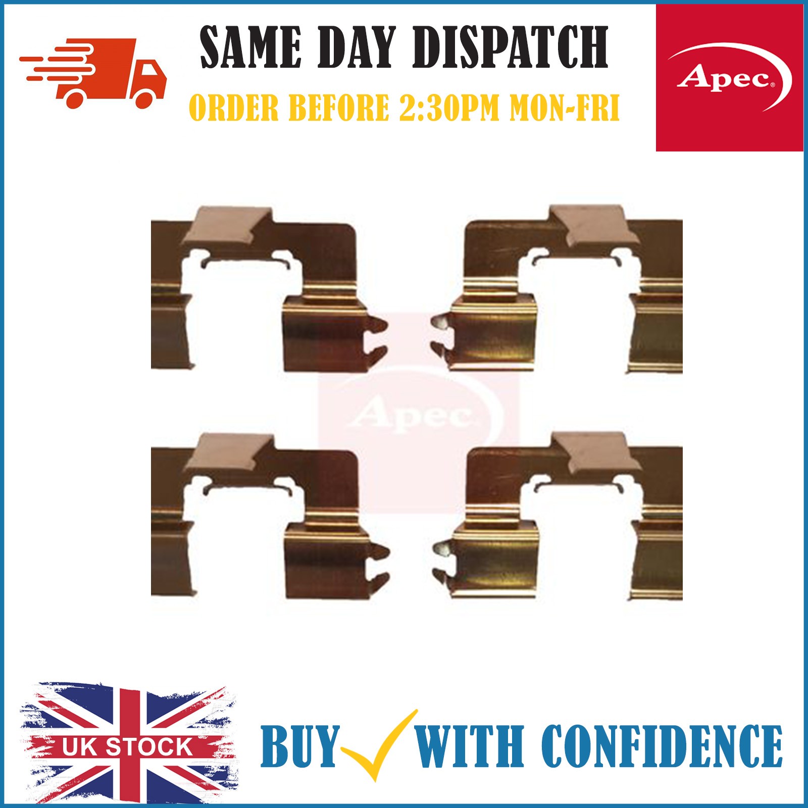 For Mazda Mx-5 2000-2005 1.8 Apec Brake Fitting Kit KIT1052