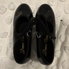 Dance Class girls Black Tap Dance Shoes MJ101 Mary Jane Style Black girls 12.5