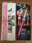 Barbie and Rockers Watches 1986 Mattel USA Armitron Waltham Sealed Rack Cards