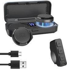 OBEST Motorcycle Helmet Bluetooth Headset,Motorcycle Black