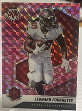 2021 Panini Mosaic Pink Camo Prizm #187 Leonard Fournette Buccaneers Jaguars LSU