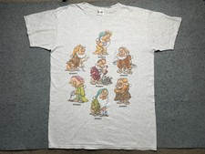 Vintage Walt Disney World Sleepshirt Mens One Size Gray Sleepy Dwarf 90s Tee