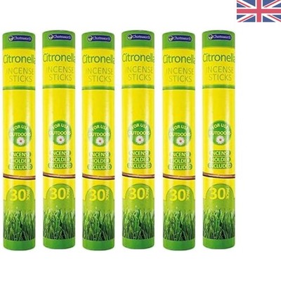180 Citrusy Citronella Insektenschutz Sticks - Perfekt für Versammlungen im Freien
