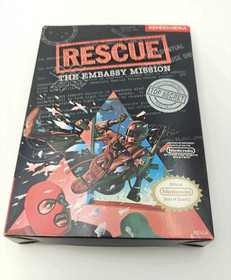 Rescue: The Embassy Mission - Juego Nintendo NES Vintage 1990 en caja original